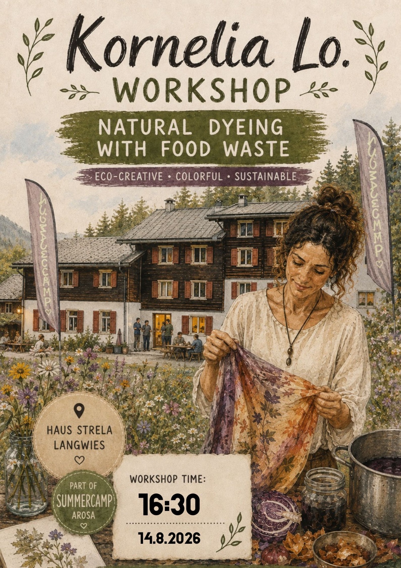 Workshop natural dyeing with Kornelia.lo